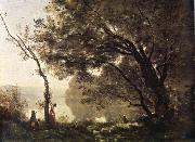 Corot Camille I remember of Mortefontaine oil on canvas